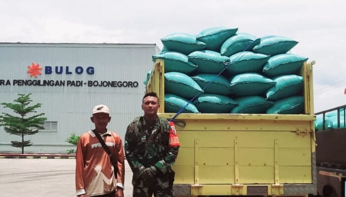 Bulog Serap Ribuan Kg Gabah di Bojonegoro, Ini Peran Penting Babinsa