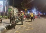 Cegah Premanisme, Puluhan Personel Polres Kediri Kota Sisir Lokasi Rawan