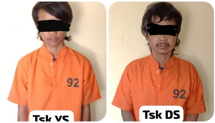 Dua Maling Tertangkap Usai Gondol Motor Yamaha Tua di Nganjuk