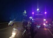 Parkir di Lokasi Rawan Kecelakaan, Truk-Truk Ini Ditegur Polisi Kediri Kota