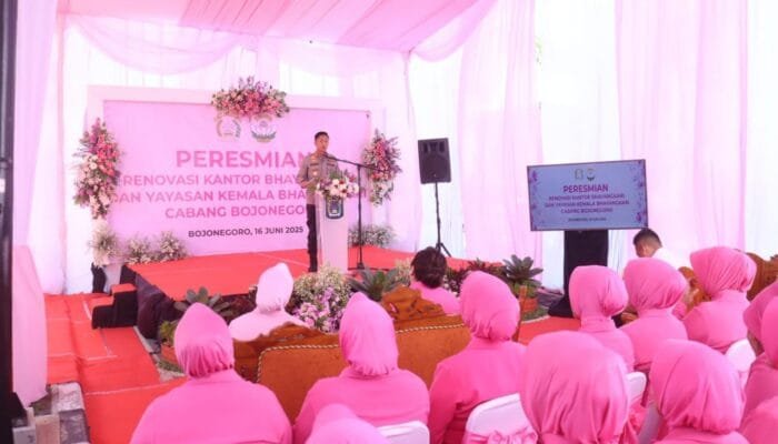 Resmi Diresmikan, Kantor Bhayangkari Bojonegoro Kini Tampil Lebih Modern