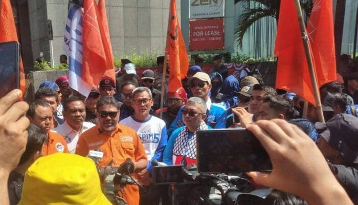 Serikat Pekerja dan Partai Buruh Geruduk PBB