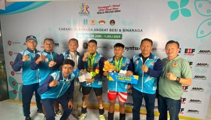 Emas dan Perak Bertaburan, Bojonegoro Ukir Sejarah di Ajang Porprov Angkat Besi