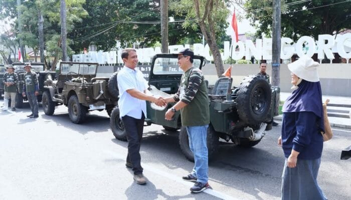 Bupati Bojonegoro Lepas Komunitas Jeep ke Jambore Nasional Malang