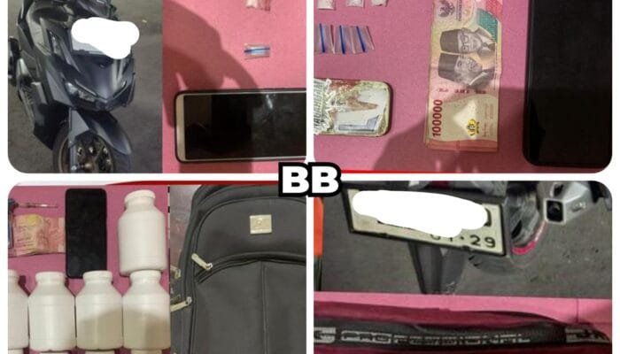Empat Pengedar Narkoba di Nganjuk Diringkus dalam Sehari