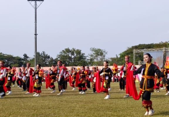 Spektakuler, Tari Api Kayangan Merah Putih Catat Rekor Dunia MURI
