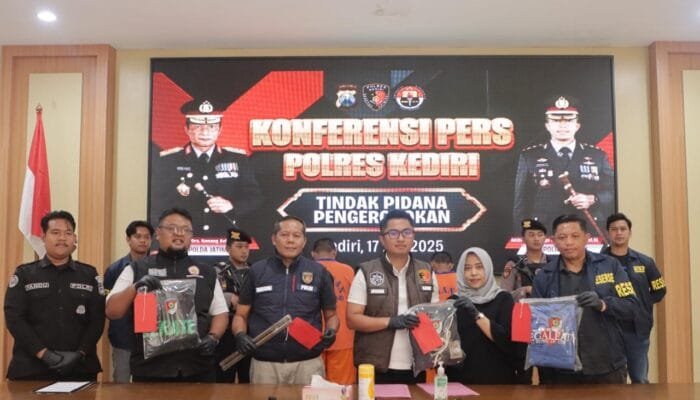 Polisi Tangkap 6 Pelaku Pengeroyokan Brutal Antar Perguruan Silat di Kediri