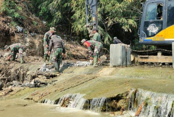 TMMD 125 Bojonegoro Bikin Check Dam, Petani Sekonang Tak Lagi Resah Musim Kemarau
