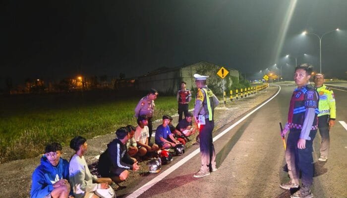 Polres Lamongan Tak Main-main, Balap Liar Dibabat Habis