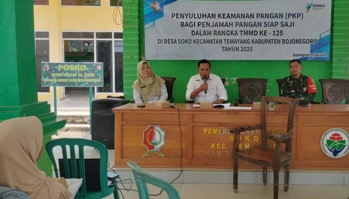 TMMD 125 Tak Hanya Bangun Jalan, Dapur Warga Juga Dibekali Ilmu Pangan Aman