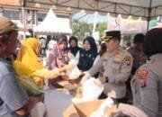 Puluhan Ton Beras Murah Digelontorkan, Polres Bojonegoro Bantu Warga Hemat Belanja