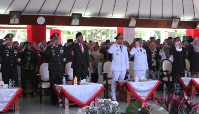 Forkopimda Bojonegoro Hadiri Upacara Detik-Detik Proklamasi