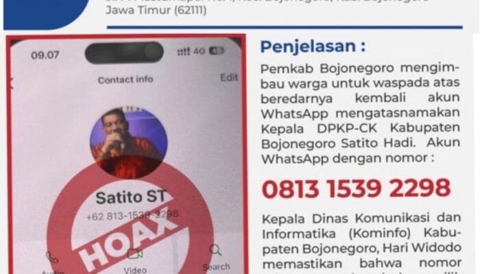 Modus Penipu Gunakan Nama Kepala Dinas PKP Cipta Karya