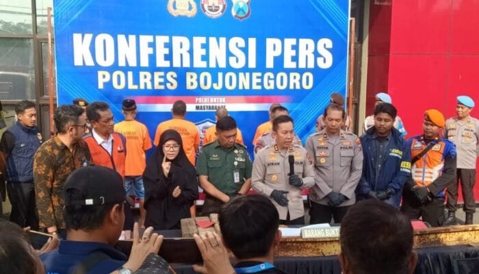 Sindikat Pencuri Besi Rel Kereta Api di Bojonegoro Terbongkar, Kerugian Capai Puluhan Juta