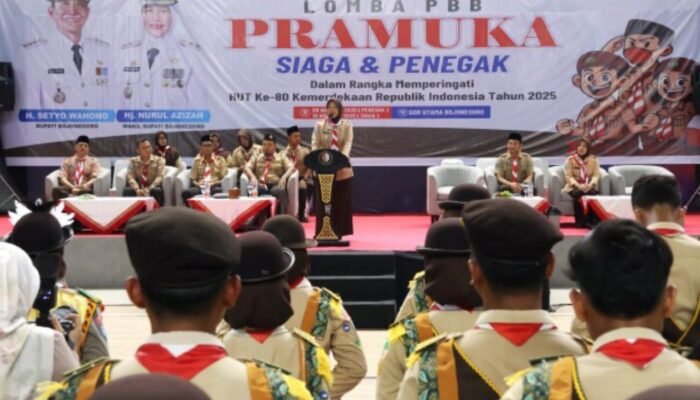 Pramuka Bojonegoro Unjuk Gigi, Lomba PBB Penuh Semangat dan Edukasi