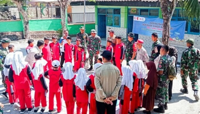TMMD 125 Tanamkan Jiwa Tangguh Bencana ke Pelajar