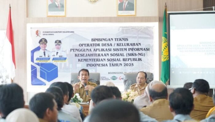 Bupati Wahono Minta Operator Desa Serius: Jangan Ada Data Fiktif di Bojonegoro