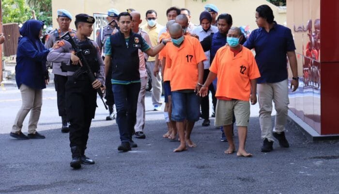 Polisi Ringkus 5 Tersangka Sindikat Curanmor di Bojonegoro