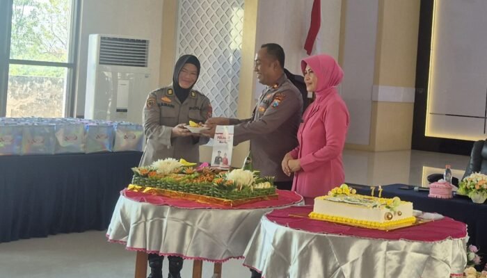 Polwan Nganjuk Tasyakuran Hari Jadi ke-77