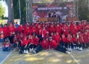 Jalan Sehat HUT RI di Dusun Timbuan Lamongan, Ribuan Warga Bergembira Hadiah Bertaburan