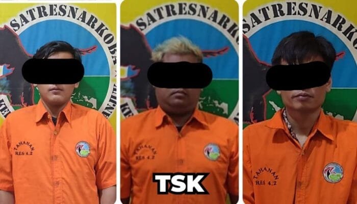 Generasi Muda Terancam, Polres Nganjuk Sikat Tiga Pengedar Pil Koplo Sekaligus