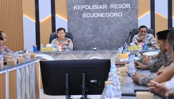 Polres Bojonegoro dan Kepala Desa Bersatu Jaga Kamtibmas