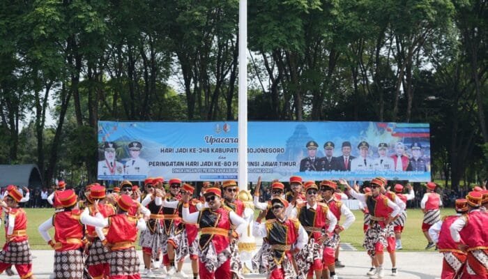 Puncak HJB ke-348 Tampilkan Tari Kolosal dan Senam Pramuka Spektakuler