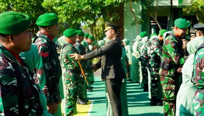 Kado Istimewa 1 Oktober, 73 Anggota Kodim Bojonegoro Naik Pangkat Serentak