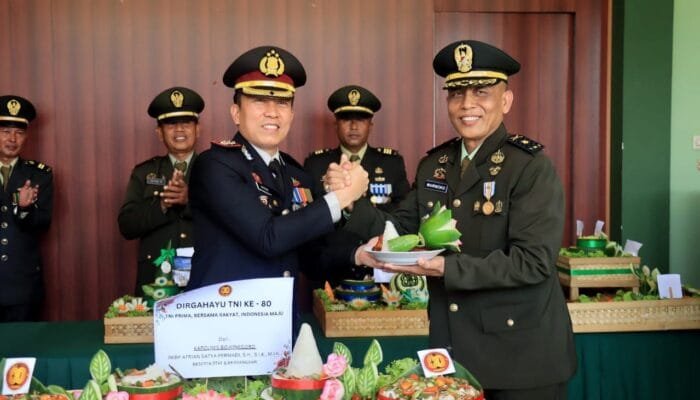 HUT ke-80 TNI di Bojonegoro, Kapolres: TNI-Polri Harus Kompak Demi Rakyat
