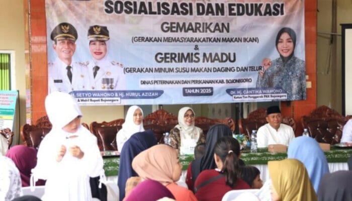 3.000 Warga Dapat Manfaat Gemarikan dan Gerimis Madu di Bojonegoro