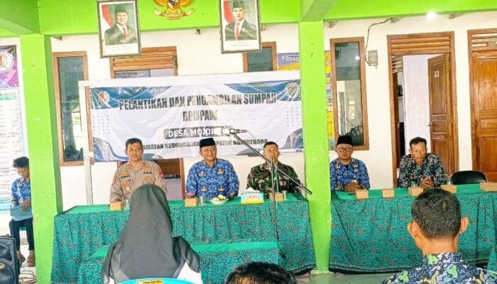 Pelantikan BPD PAW Mojorejo 2025, Ini Pesan Camat Kedungadem