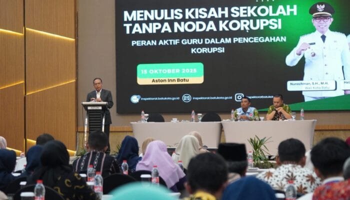 Inspektorat Kota Batu Gandeng Ratusan Guru Cegah Korupsi