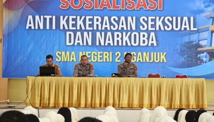 Pelajar Nganjuk Diajak Berani Tolak Kekerasan Seksual dan Narkoba