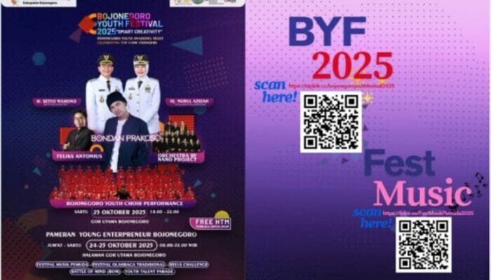 Bojonegoro Youth Festival 2025: Bondan Prakoso Siap Guncang GOR