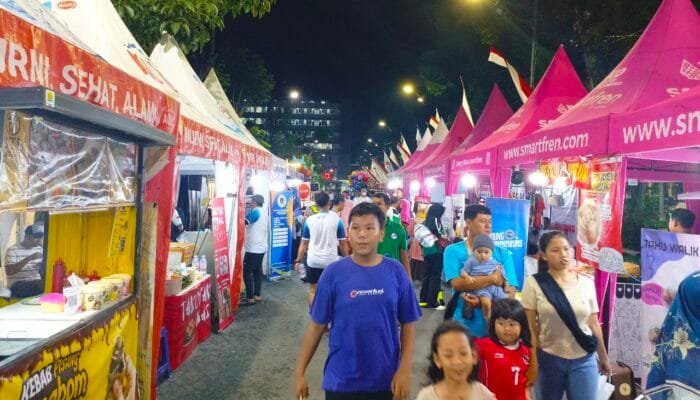 Event Malam Medhayoh Night Run Bojonegoro Bikin UMKM Kebanjiran Order