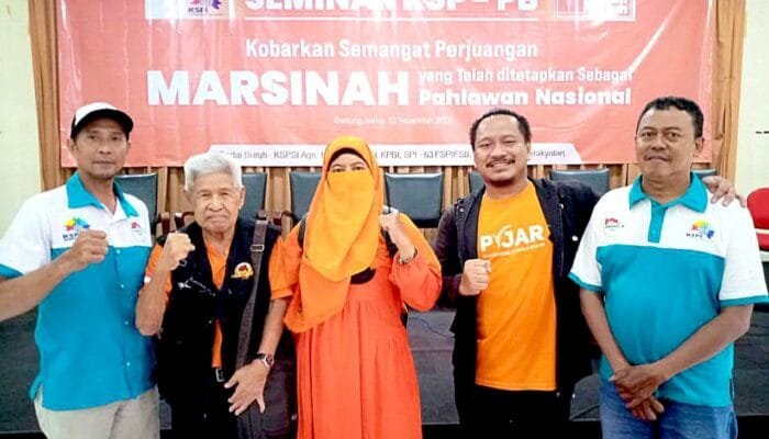 Seminar KSP–PB Jadi Momentum Kebangkitan Gerakan Buruh, Marsinah Jadi Ikon Perlawanan