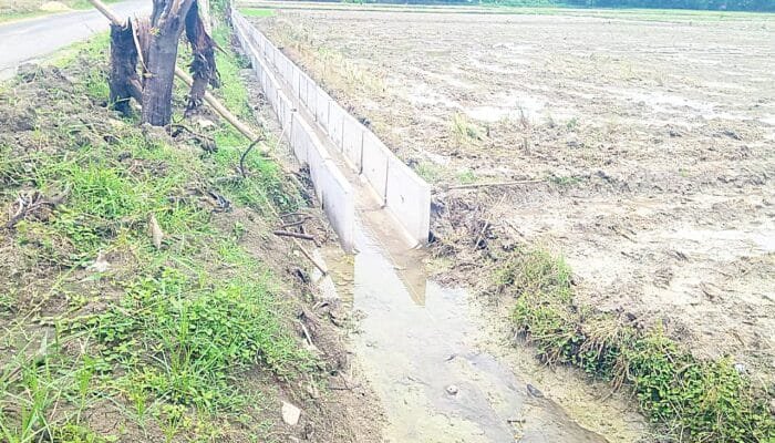 Kontraktor Ghoib, Pekerjaan U-Ditch di Tulungrejo Bojonegoro Dinilai Abal-abal