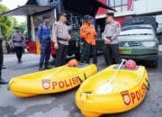 Musim Hujan Tiba, Polres Bojonegoro Cek Kesiapan Personel dan Peralatan Penanggulangan Bencana