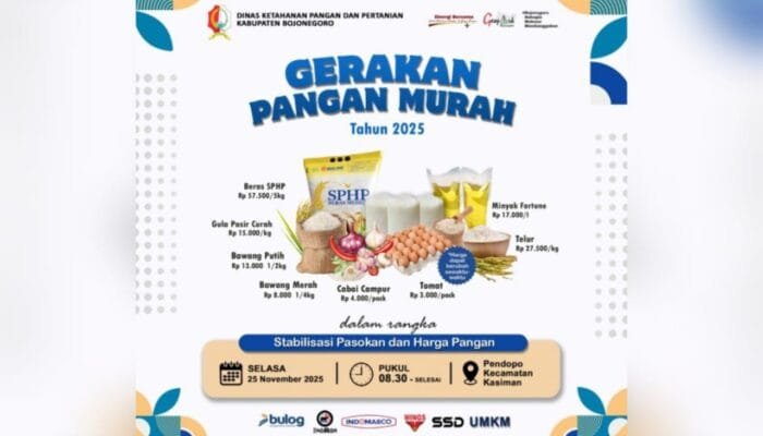 Belanja Hemat di Kasiman Bojonegoro, GPM 2025 Siapkan Sembako Harga Miring