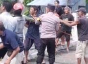Aksi Kilat Polsek Nganjuk Kota Selamatkan Aliran Sungai dari Ancaman Banjir