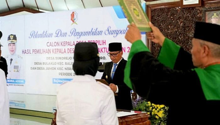 Usai Dilantik Empat Kades Baru di Bojonegoro Ini Siap Gaspol
