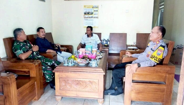 Forpimcam Turun Lapangan, Keamanan Pilkades PAW Sugihwaras Bojonegoro Terjaga