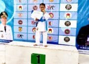Dari Kedungadem ke Podium Tertinggi Bojonegoro, Aqilah Raih Juara Karate