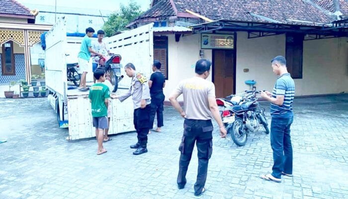 Polisi Ngimbang Lamongan Tertibkan Balap Liar dan Knalpot Brong