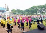 Tak Hanya Sehat, Lomba Senam BMM Sugihwaras Jadi Bukti Kesejahteraan Bojonegoro Meningkat