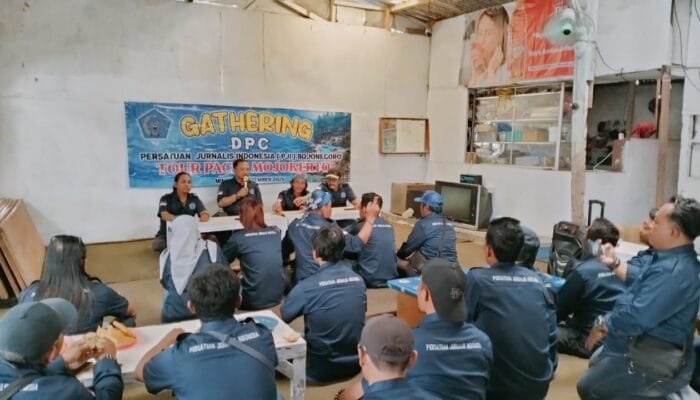 Evaluasi Kinerja dan Silaturahmi, DPC PJI Bojonegoro Gelar Gathering Akhir Tahun