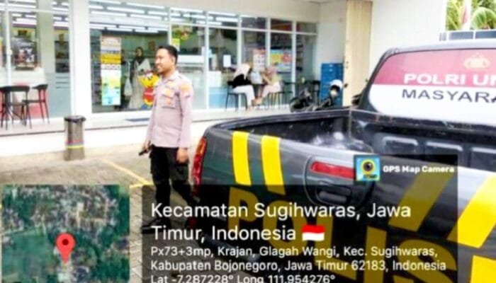 Humanis tapi Tegas, Patroli Dialogis Polsek Sugihwaras Bojonegoro Beri Rasa Aman Warga