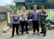 Bhabinkamtibmas dan Babinsa Amankan Latihan Bersama Pagar Nusa Kedungadem