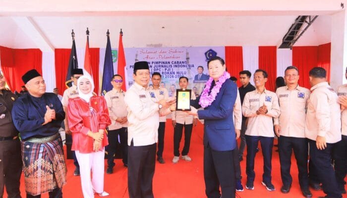 Pelantikan di Negeri Seribu Suluk, PJI Rokan Hulu Siap Jaga Marwah Pers