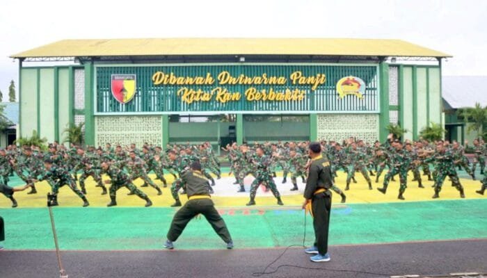 Prajurit Kodim Bojonegoro Ditempa Lewat Latihan Pencak Silat Militer